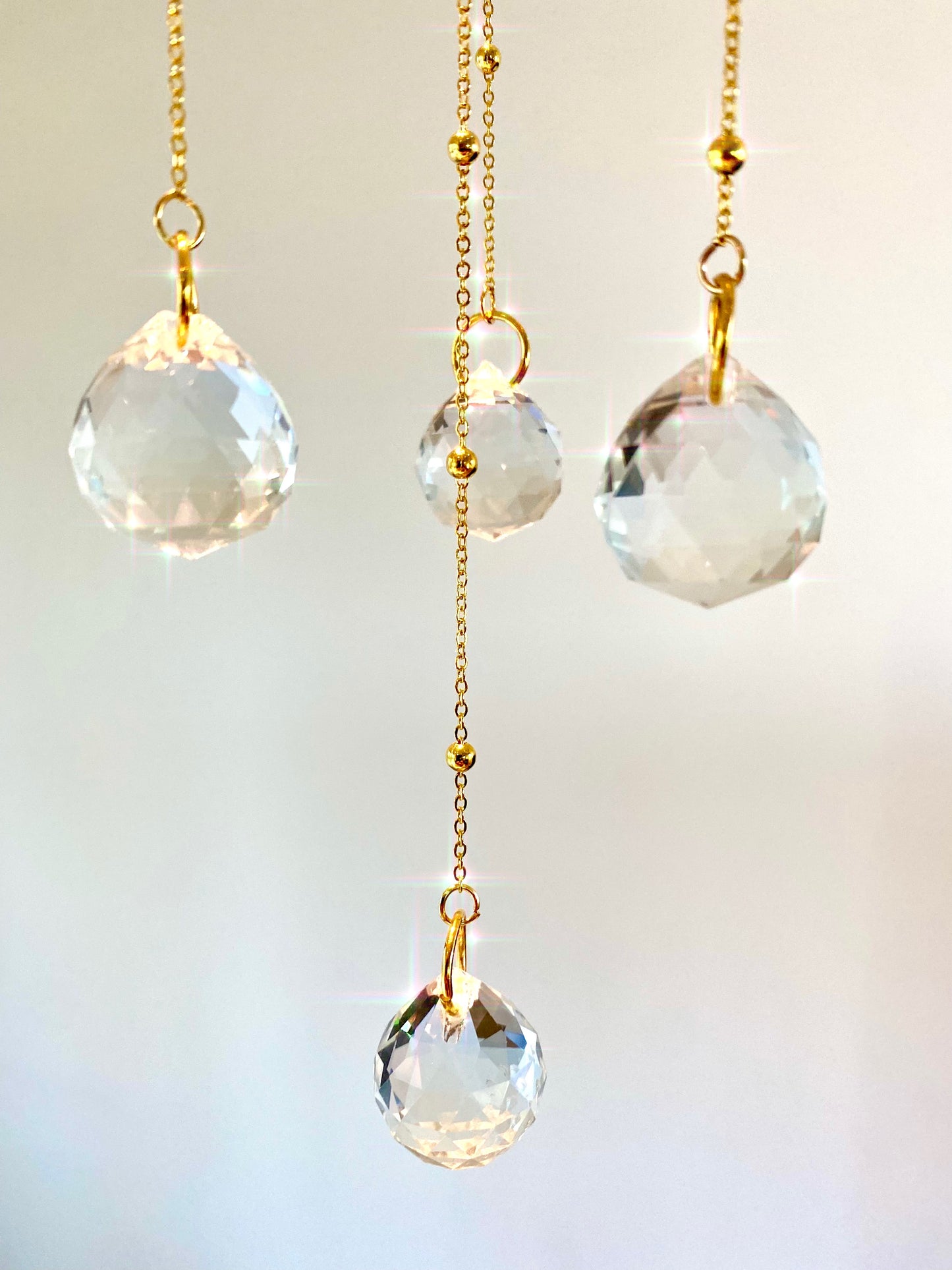 Angel Aura Quartz Suncatcher - Pure S