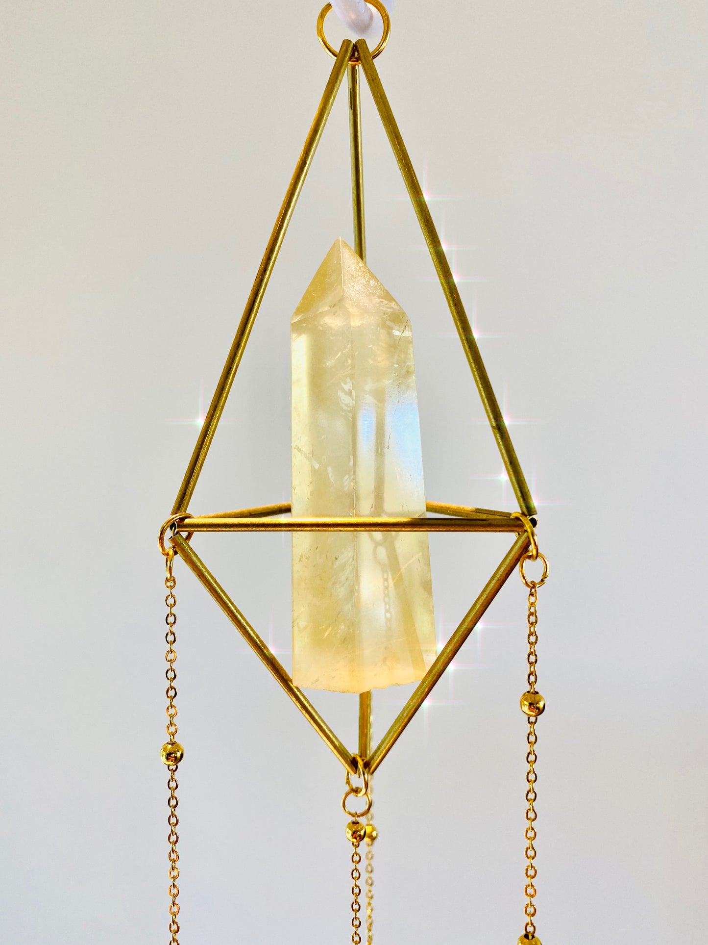 Citrine Suncatcher - Pure S