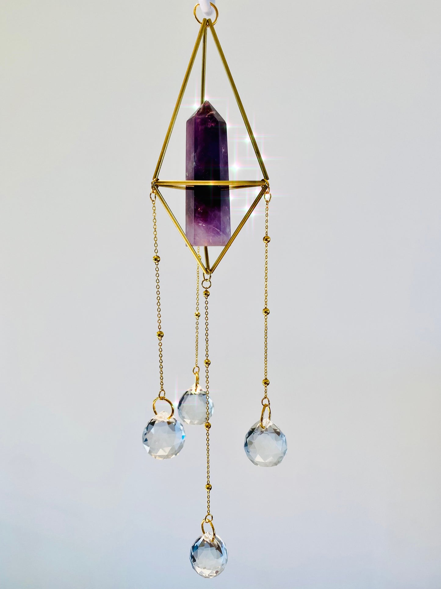 Amethyst Suncatcher - Pure S
