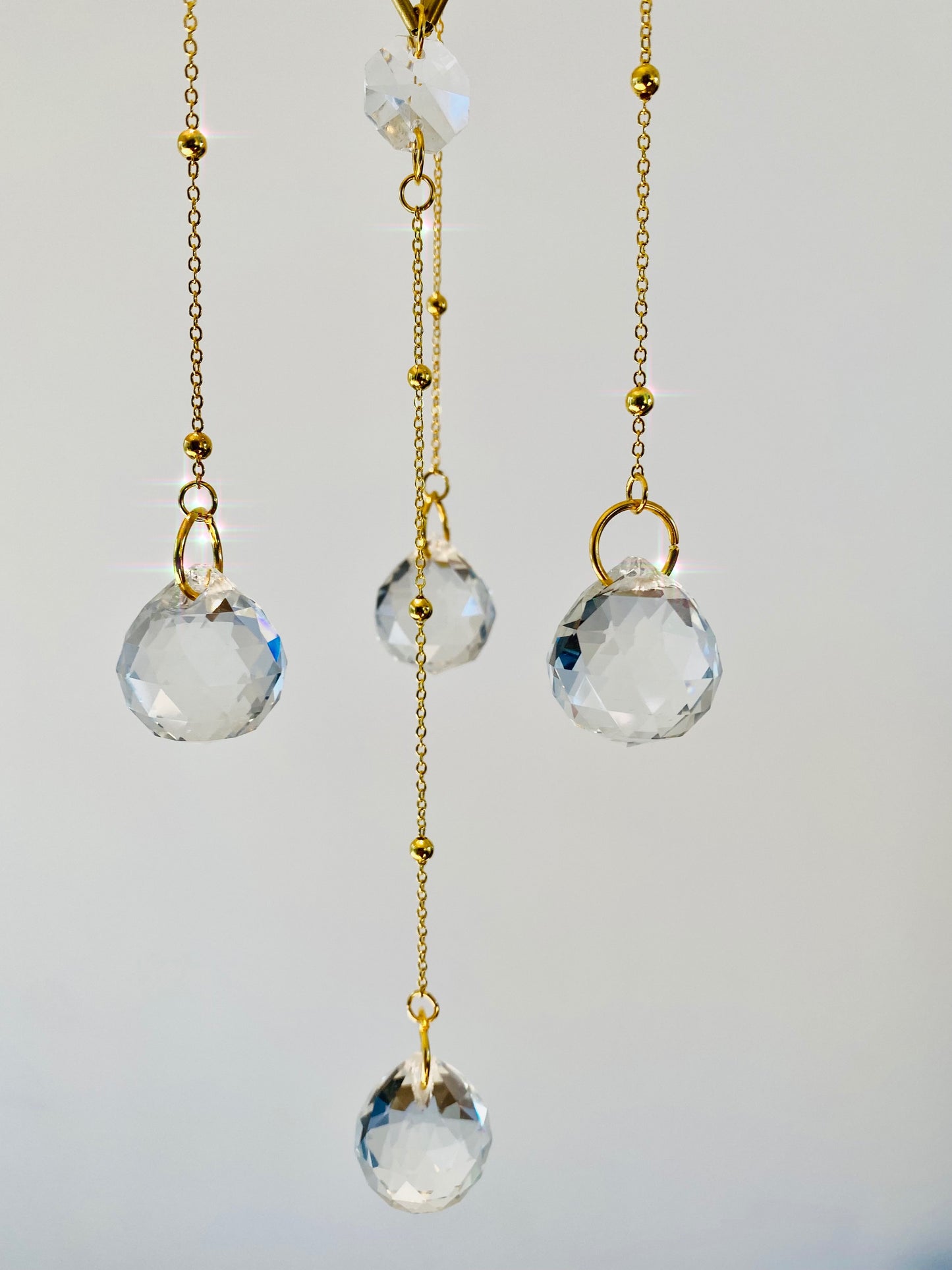 Angel Aura Quartz Suncatcher - Aura S