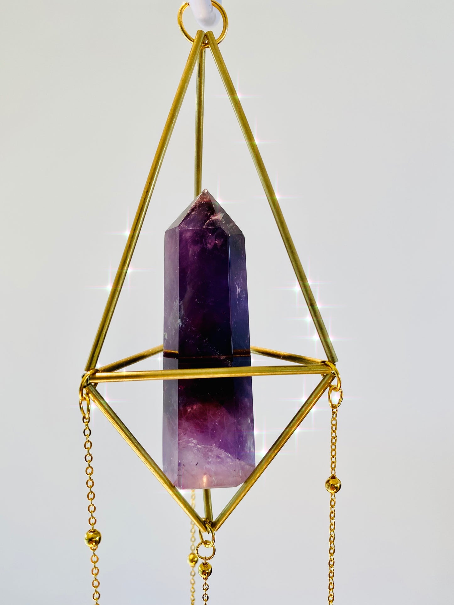 Amethyst Suncatcher - Aura S