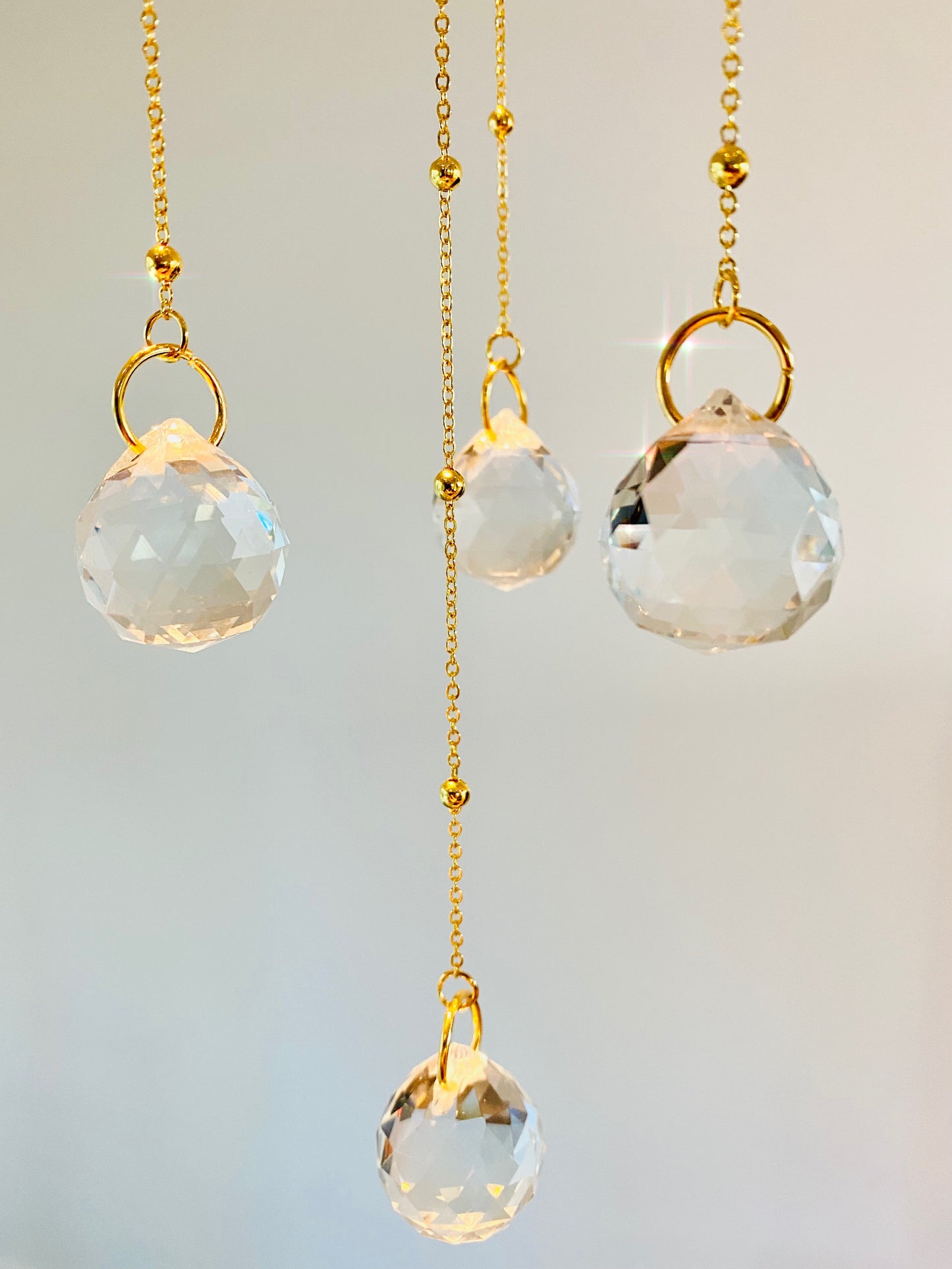 Smoky Quartz Suncatcher - Aura S