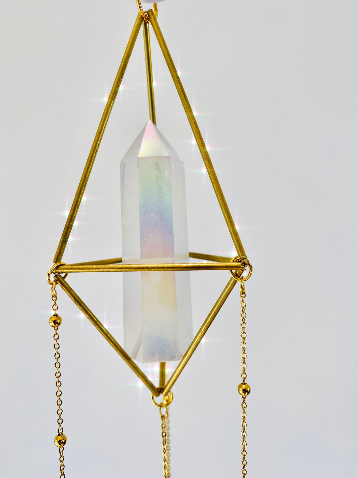 Angel Aura Quartz Suncatcher - Pure L