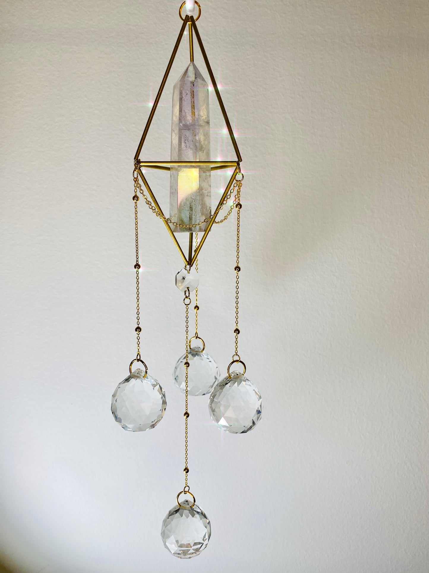 Angel Aura Quartz Suncatcher - Angel XL