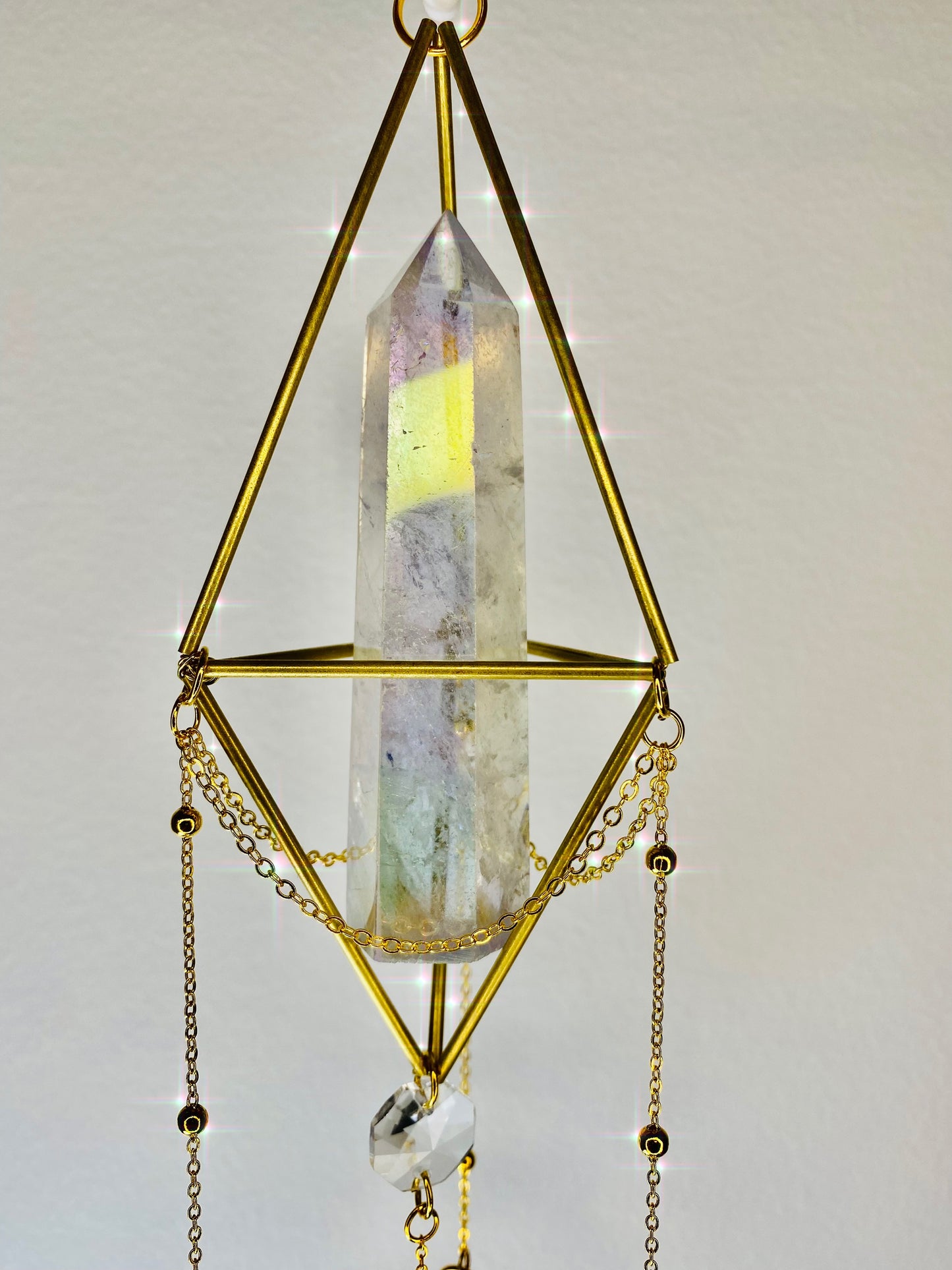 Angel Aura Quartz Suncatcher - Angel XL