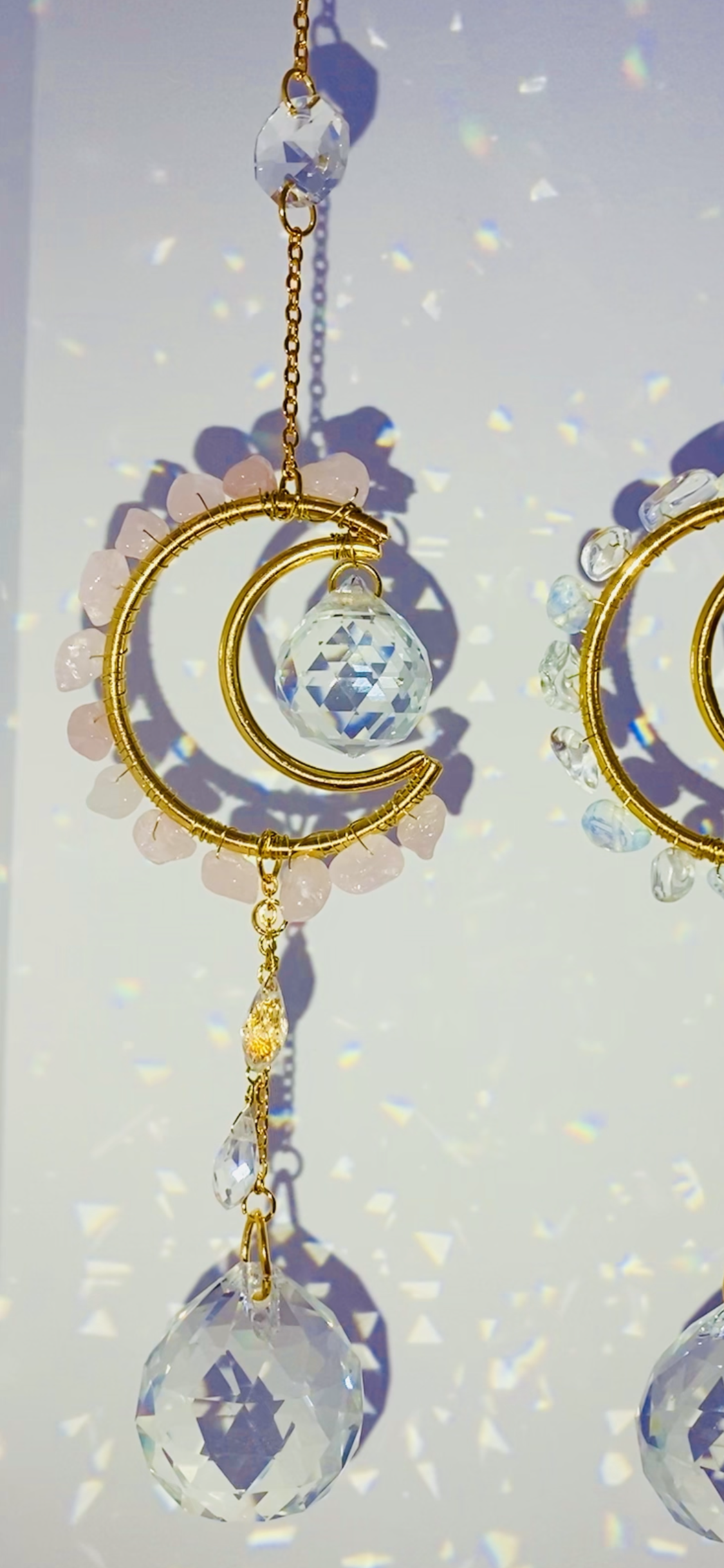 Mini Suncatcher - Crystal Moon