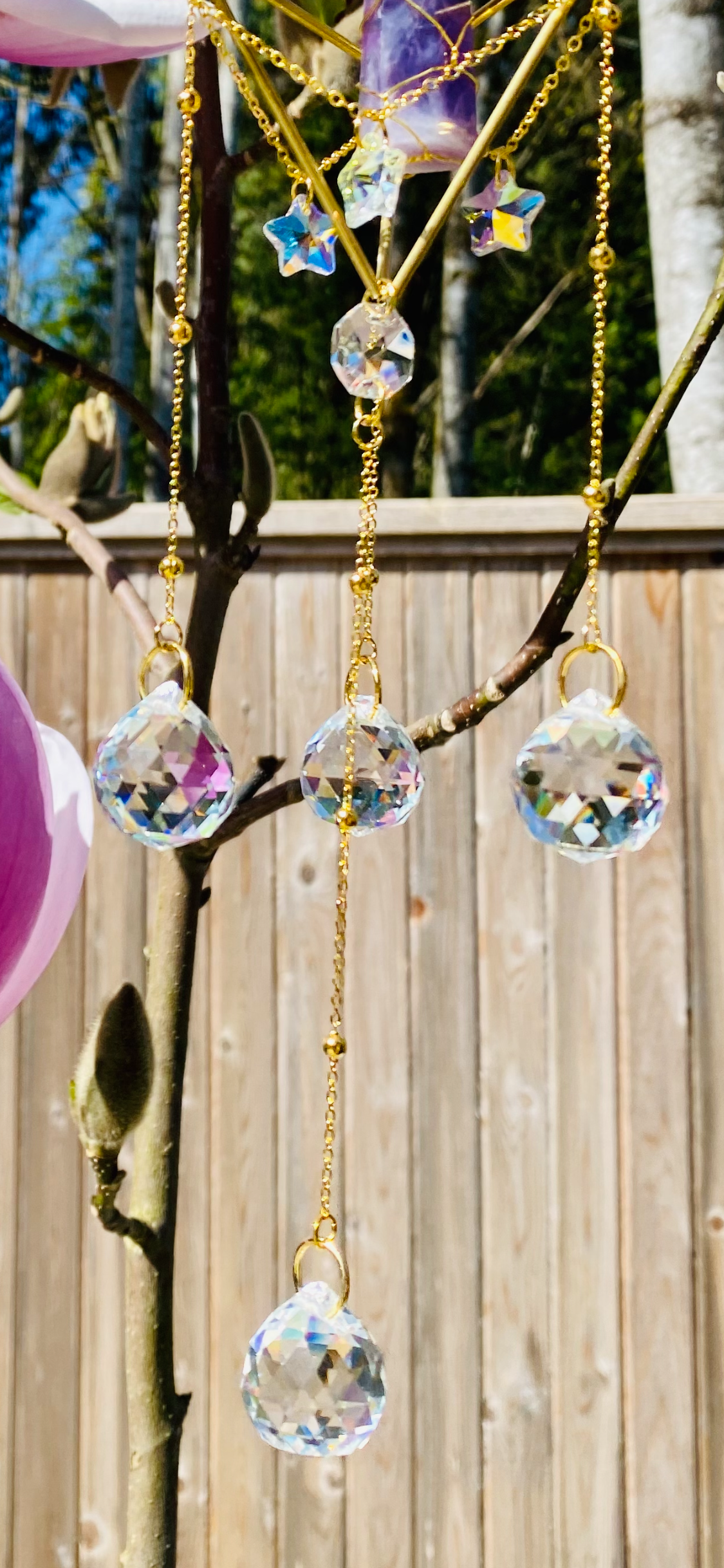 Amethyst Suncatcher - Twinkle Star S