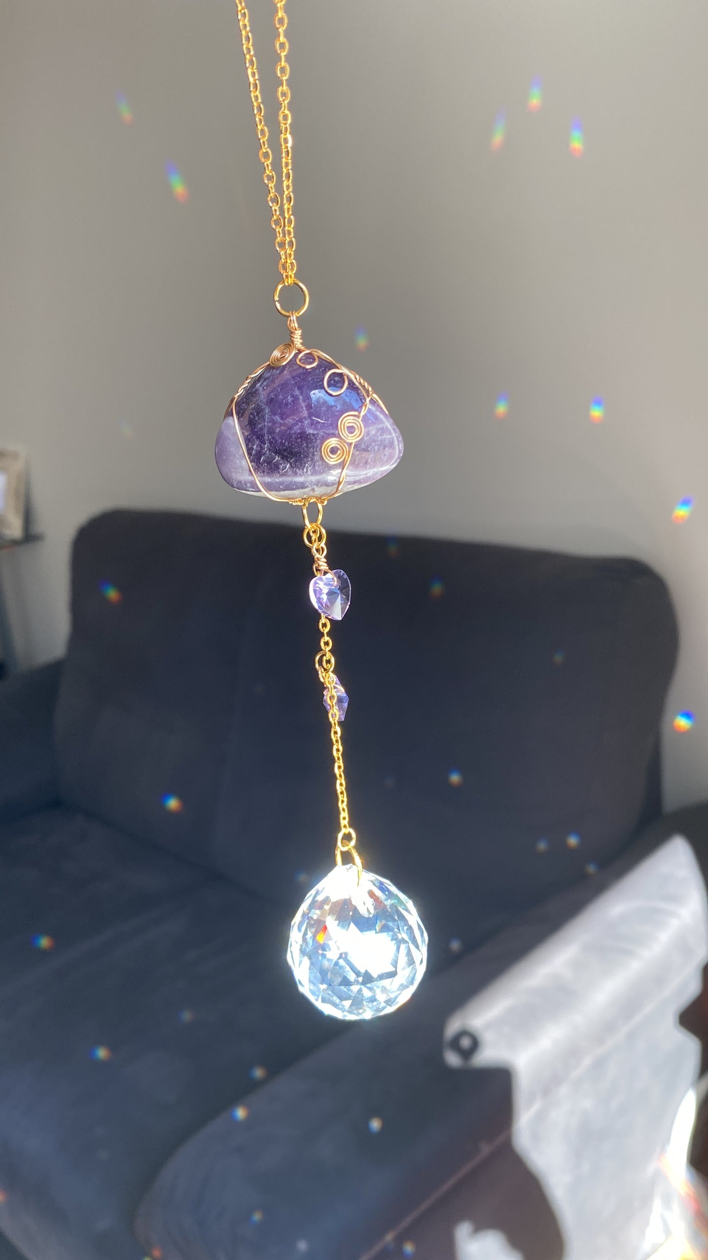 Amethyst Mini Suncatcher