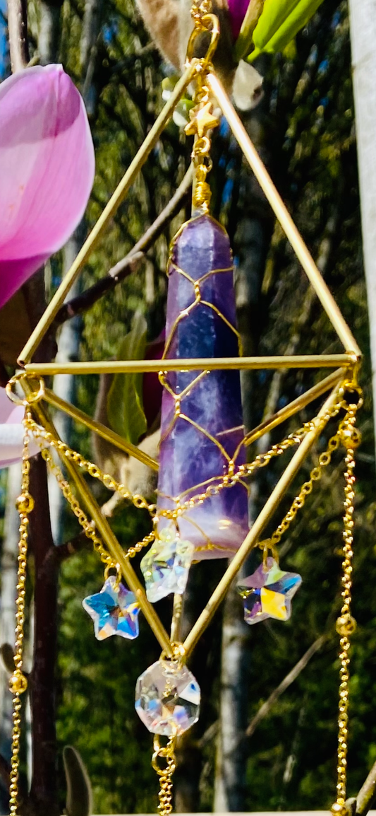 Amethyst Suncatcher - Twinkle Star S